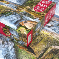 CHERRY PAZZI Puzzle Lesná kaskáda 2000 dielikov