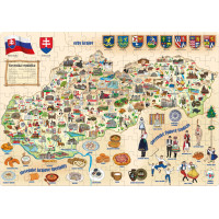 Popular Puzzle Mapa Slovenska 160 dielikov