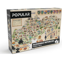 Popular Puzzle Mapa Slovenska 160 dielikov