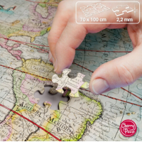 CHERRY PAZZI Puzzle Mapa sveta Veľkých objavov 2000 dielikov