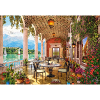 CASTORLAND Puzzle Terasa pri jazere 1500 dielikov