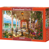 CASTORLAND Puzzle Terasa pri jazere 1500 dielikov