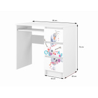 Detský písací stôl N35 - Kung Fu Panda - Stavebnica