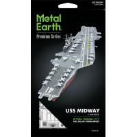 METAL EARTH 3D puzzle Premium Series: Lietadlová loď USS Midway