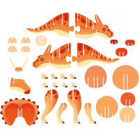 JANOD 3D puzzle Triceratops 32 dielikov