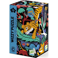 DJECO Puzzle Tiger s 3D okuliarmi 50 dielikov