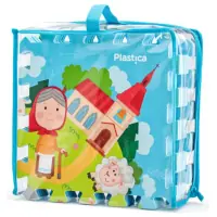 PLASTICA Penové puzzle Dedina (29x29)