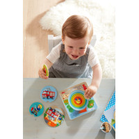 HABA Drevená viacvrstvová vkladačka Hasiči