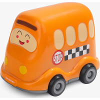 TOP BRIGHT Drevené puzzle s hračkou: Školský autobus 24 dielikov