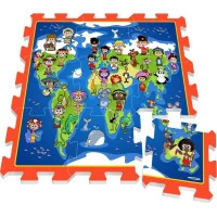 STAMP Penové puzzle Mapa sveta