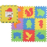 TEDDIES Penové puzzle Zvieratká (27x27)