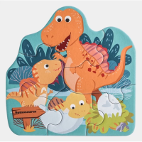 TOP BRIGHT Puzzle Dinosaurie vajcia 3x6 dielikov