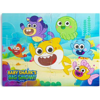 NICKELODEON Puzzle do vane Baby Shark 12 dielikov