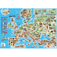 Popular Puzzle Mapa Európy 160 dielikov