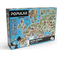 Popular Puzzle Mapa Európy 160 dielikov