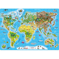 POPULAR Puzzle Mapa sveta 160 dielikov