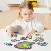 TOP BRIGHT Puzzle Mláďatká vo vajci 2+3+4+5 dielikov
