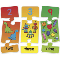 GALT Puzzle Moje prvé anglické číslice 10x3 dielikov