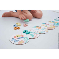 JANOD Vkladacie puzzle Moje prvé čísla 2v1 (10+10 dielikov)