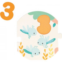 JANOD Vkladacie puzzle Moje prvé čísla 2v1 (10+10 dielikov)