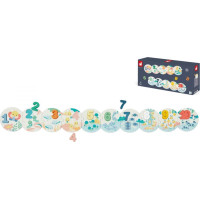JANOD Vkladacie puzzle Moje prvé čísla 2v1 (10+10 dielikov)