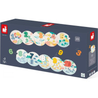 JANOD Vkladacie puzzle Moje prvé čísla 2v1 (10+10 dielikov)