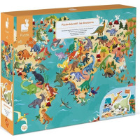 JANOD Vzdelávacie puzzle Dinosaury 200 dielikov