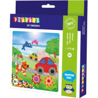 PLAYBOX Zažehľovacie korálky Sada Psy, autá, delfíny a kvety 2000ks