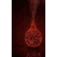 Aróma difuzér - zvlhčovač s LED svetlom - 100ml - dekor dreva