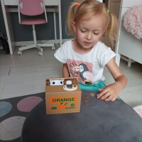 Detská pokladnička - Mačička v krabici