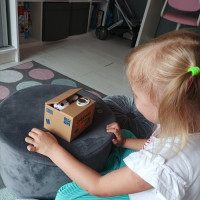 Detská pokladnička - Mačička v krabici