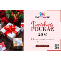 Darčekový poukaz v hodnote 20 €