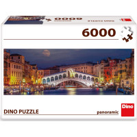 DINO Panoramatické puzzle Most Rialto 6000 dielikov