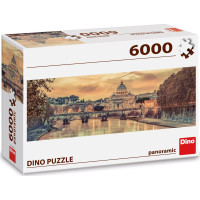 DINO Panoramatické puzzle Rím 6000 dielikov