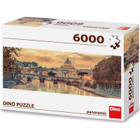 DINO Panoramatické puzzle Rím 6000 dielikov