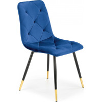 Jedálenská stolička LORA - tmavo modrá