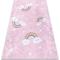 Detský kusový koberec Junior 52063.802 Rainbow pink