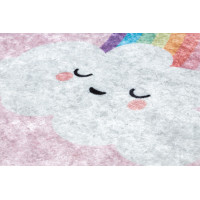 Detský kusový koberec Junior 52063.802 Rainbow pink
