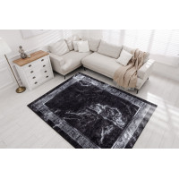 Kusový koberec Miro 51278.810 Marble black/white