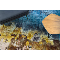 Kusový koberec Miro 51709.803 blue/gold