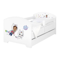 Detská posteľ OSKAR - 140x70 cm - Gabi - Astronautka