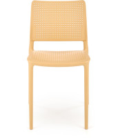Záhradná plastová stolička NORA - oranžová