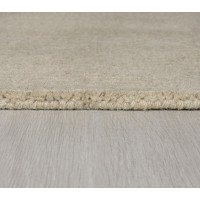 Kusový ručne tkaný koberec Tuscany Textured Wool Border Natural