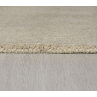 Kusový ručne tkaný koberec Tuscany Textured Wool Border Natural