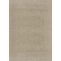 Kusový ručne tkaný koberec Tuscany Textured Wool Border Natural