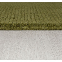 Kusový ručne tkaný koberec Tuscany Textured Wool Border Green