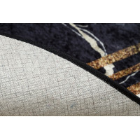 Kusový koberec Miro 51333.801 Marble black/gold