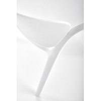 Záhradná plastová stolička SENTA - biela