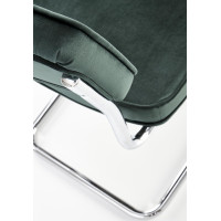 Jedálenská stolička LEONA - tmavo zelená
