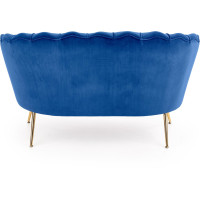 Dvojmiestna pohovka AMORTO XL - tmavo modrá